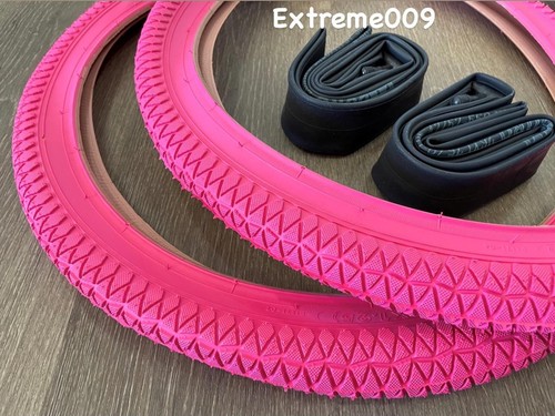 Pair pink bmx - 20",